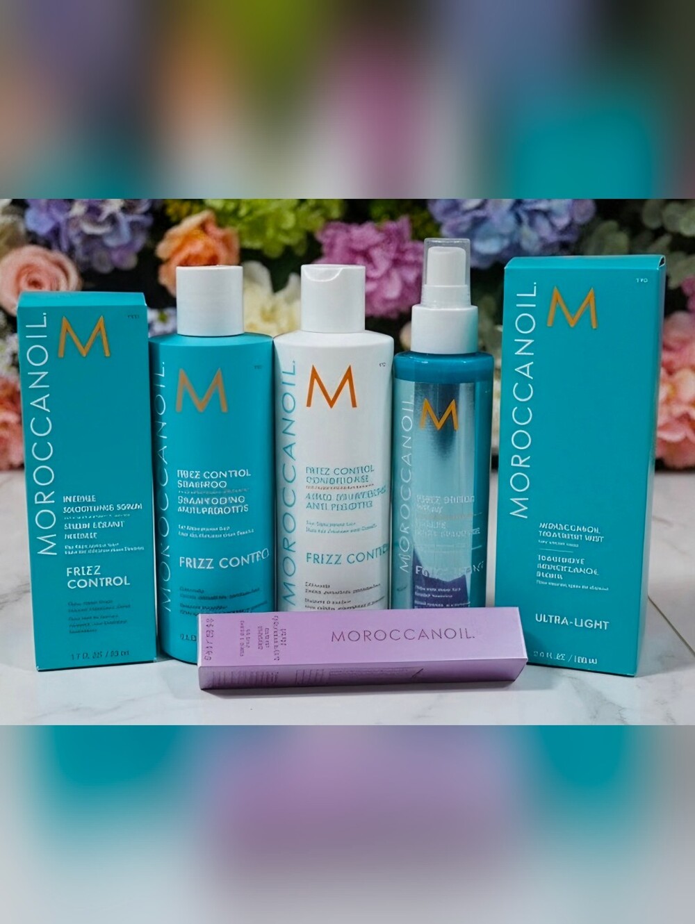BNIB Moroccanoil Frizz Control Routine & Treatment Set – 6pc Bundle